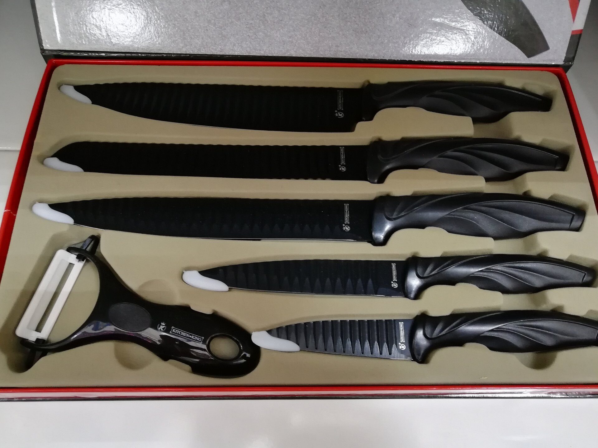 Набор ножей Mikadzo Damascus Kuon Set 4992039. Нож трапеция Master -a24 мет. Корп. Stayer. Мет нож